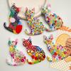 Cute Hot Stamping Sticker Gold Embossing Refrigerator Magnetic Stickers  Kitchen