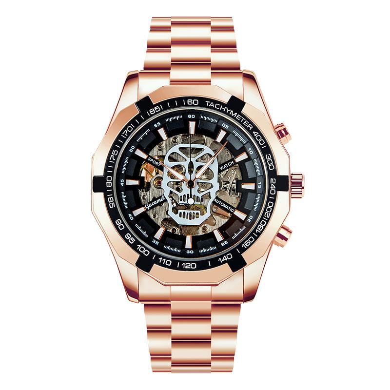 

Топ новые автоматические механические часы модные полые золотые автоматические механические часы взрывной сервис часы-скелетоны