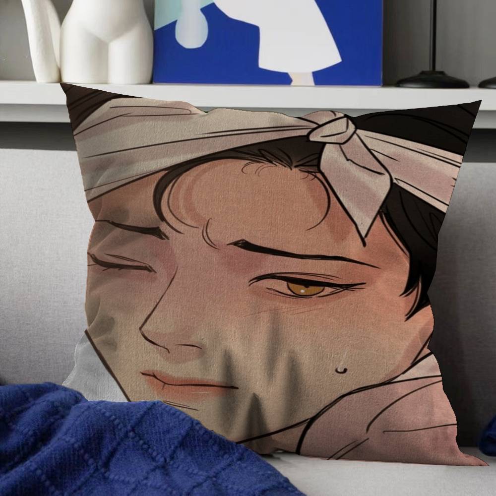 

Комикс P-Художник N-Ночи Подушка-Подарок Украшение для Дома и Офиса Подушка для Спальни Дивана Автомобиля Наволочка 12x12Inch