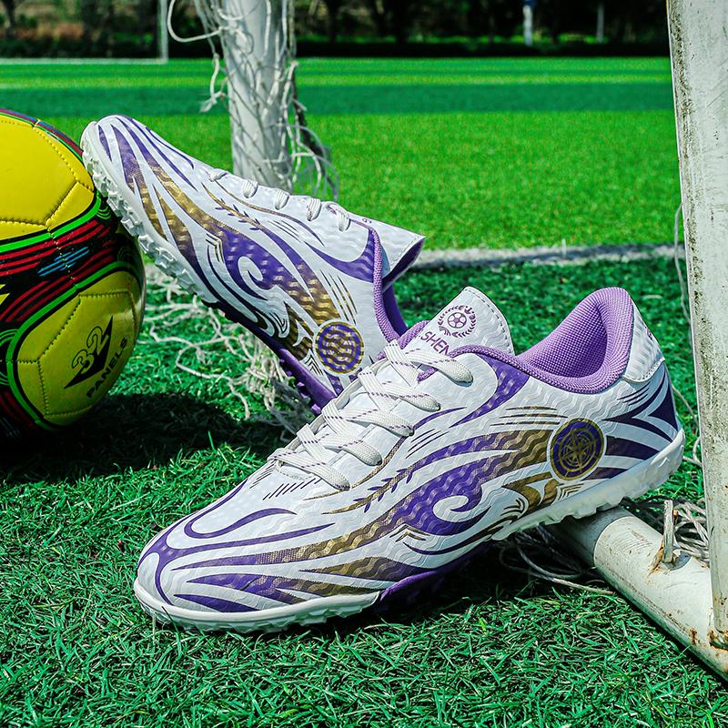 Mens Football Sport Shoes Non Slip Breathable Match Comfortable Adult Training Football Boots TF/FG Youth Outdoor Sports Soccer Shoes