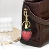 Strawberry Bag Charm Purse Charms Keychain,Strawberry Purse Charm,Strawberry Accessories Keychian For Women Valentine Bag Gifts