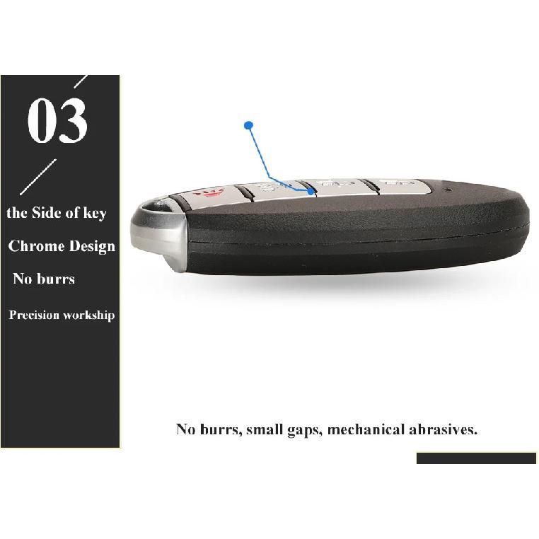 jingyuqin S180144801 Smart Keyless Remote Car Key For Nissan Altima Versa 2019 2020 433MHz 4A Chip Fob 285E3-6CA1A KR5TXN1