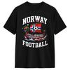 Men's Norway Ship Football T Shirts  100% Cotton Clothes Novelty Short Sleeve Crewneck Tee Shirt Big Size T-Shirts