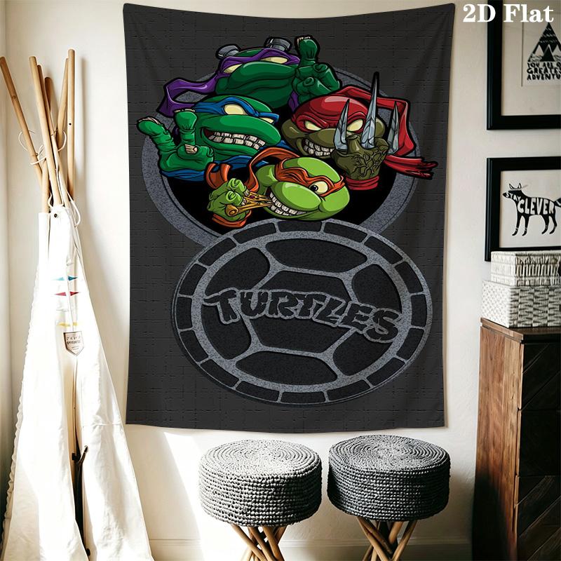Mutant Turtles Urban Warriors Tapestry Fashion Print Background Cloth Wall Decoration Background Wall Hanging Cloth Home Decor