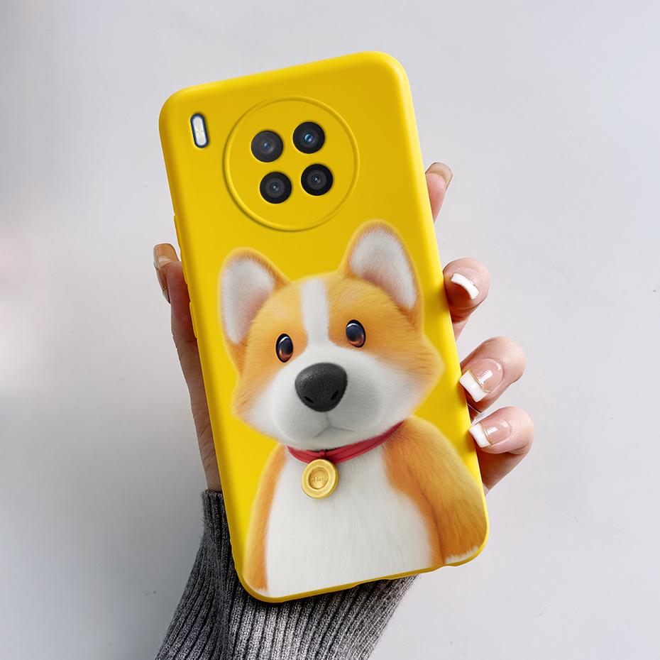 

Case For Honor 50 Lite Cover on Huawei Nova 8i Phone Case Cute Rabbit Panda Painted Soft Back Cover For Honor50 Lite Nova8i Capa Nova 8i