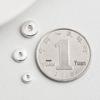 Sterling Silver S925 Geometric Bead Spacer for DIY Bracelet Making