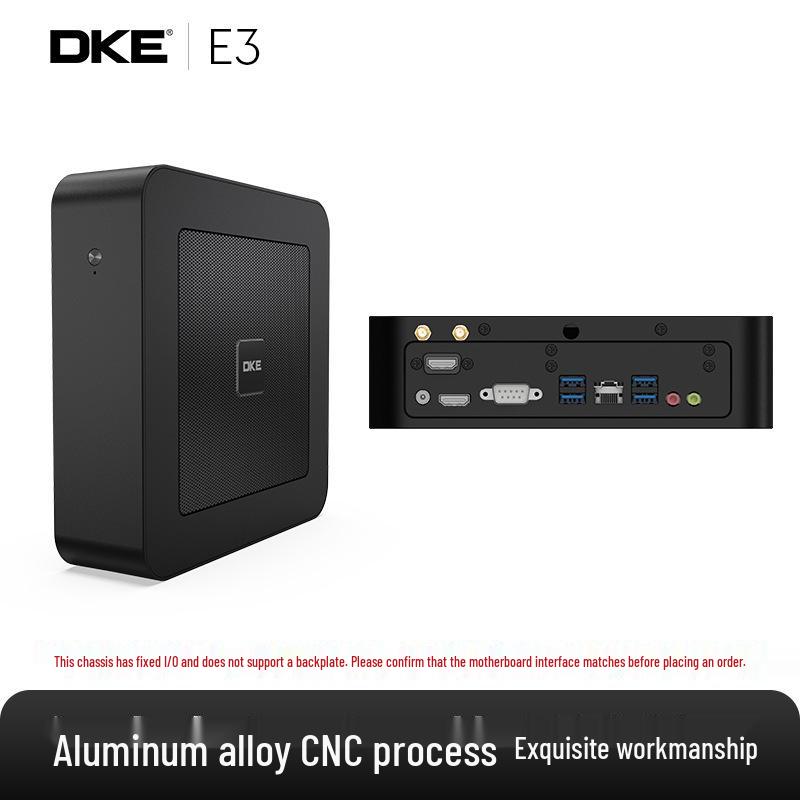 All-Aluminum Mini ITX Desktop Case with Integrated Graphics and DC Power Support