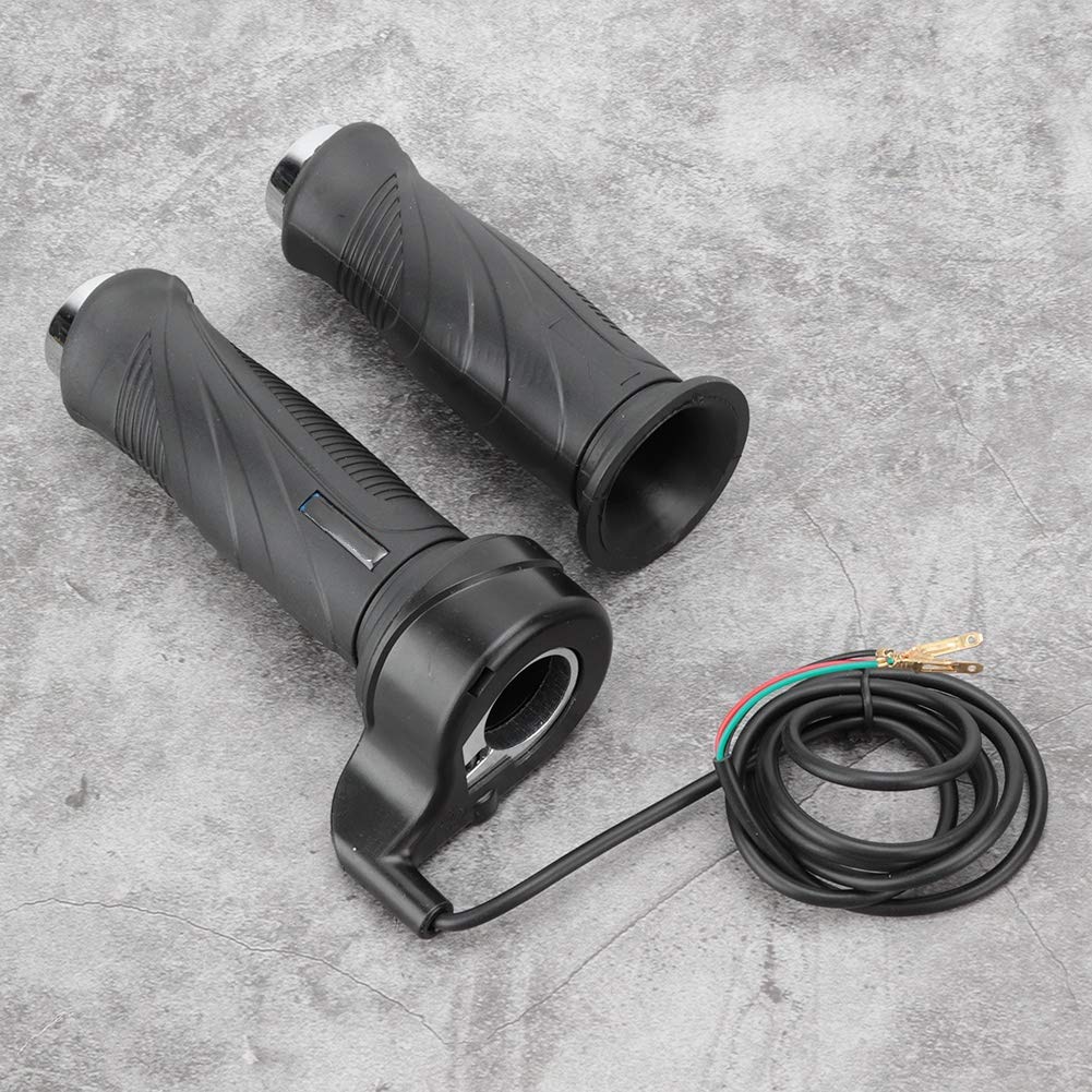 Gorgeri Electric Bike Twist Throttle, Electric Bike Throttle Handle Grip Cable for Electric Scooter ATV Speed Control