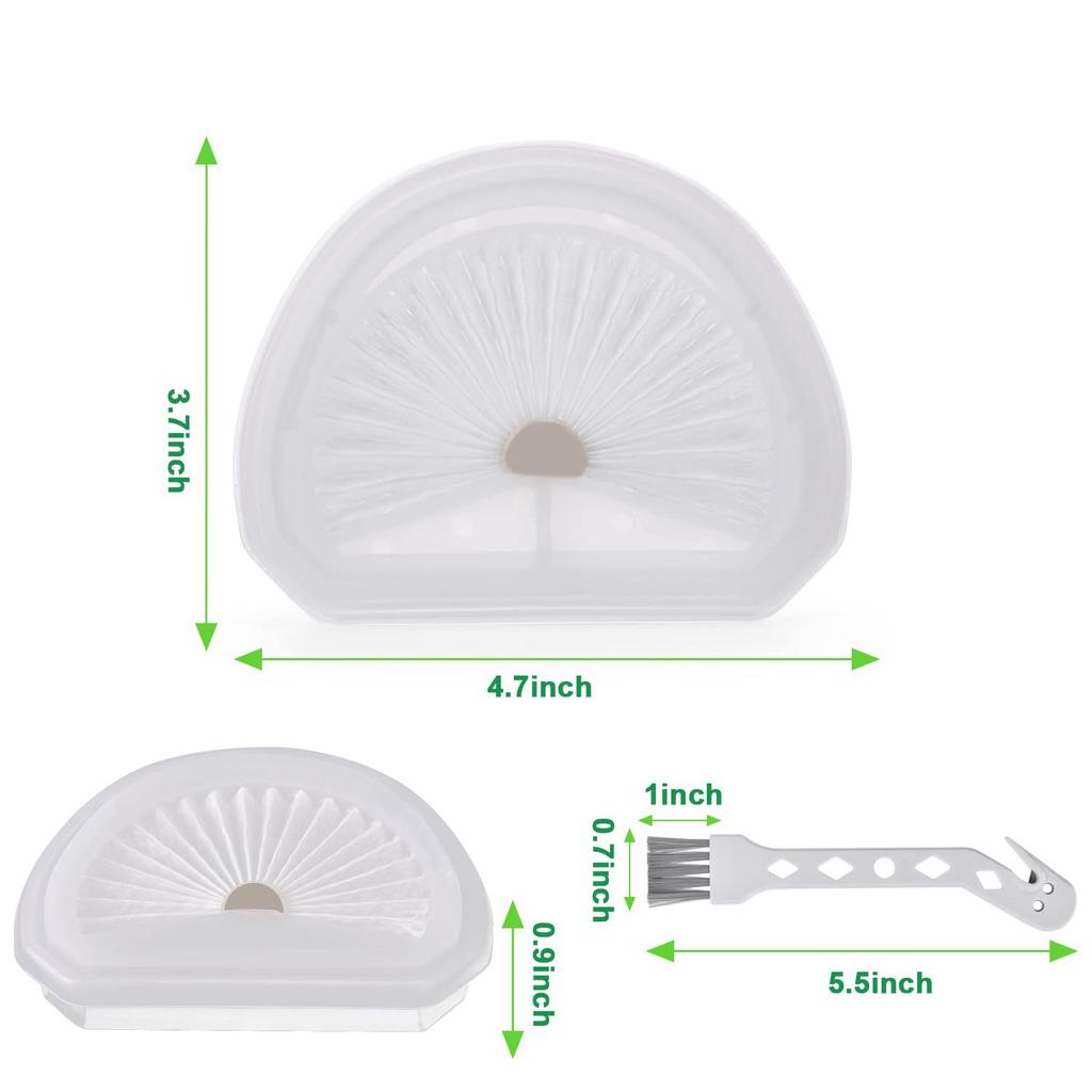 4 Pack Hepa Post Filter Replacement for Black Decker Dustbuster Hand Vacuum Cleaner VLPF10 HLVA320J00 Filters