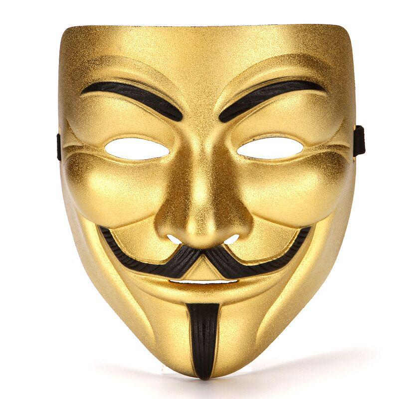 Halloween V Mask Masquerade Full Face Hacker Street Dance Mask for Men