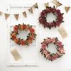 Fall Faux Peony Colors Silk Flower Garland For Festive Wall And Door Decorations