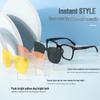 Summer Magnetic Clip-On Prescription Glasses: Stylish, Sunscreen, Unisex, Versatile Uses