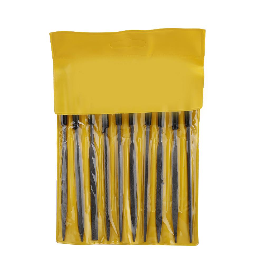 Set di lime ad ago Piccole lime Durevoli Alta Durezza Manico in Plastica Lime per Modellare Lucidare Intagliare