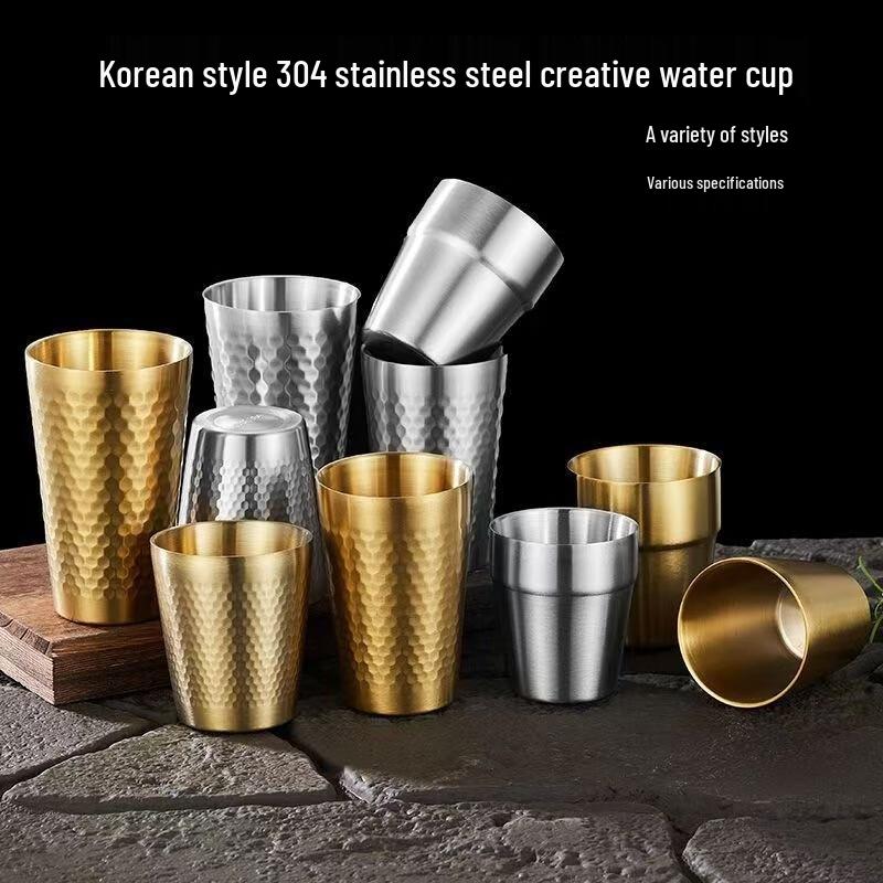 Di Ruien Stainless Steel Double-Layer Beer Mug