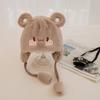 Infant Hat Winter New Cute Super Cute Cartoon Plush Pullover Hat Boys and Girls Baby Warm Ear Hat Tide
