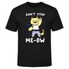 Don't Stop Me-Ow Singer Cat Graphic T-Shirt
