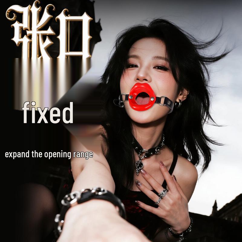 SM Bâillon Boule avec Pilules - Ensemble Jouet de Contrainte Bondage