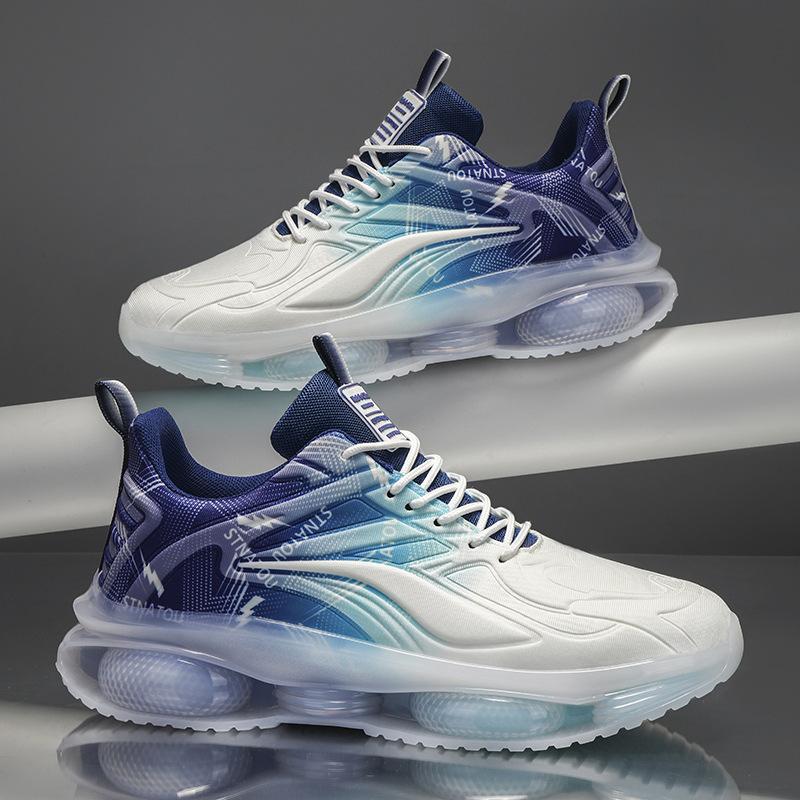 

Men s shoes autumn breathable new youth sports leisure running heightening air cushion shock absorption mesh dad shoes 46