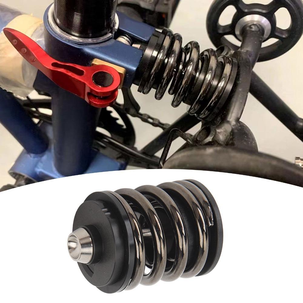 

Steel, Engineering Plastics Folding Bike Rear Shock Absorber Easy Installation Bicycle Suspension for Brompton Folding Bicycles чорний