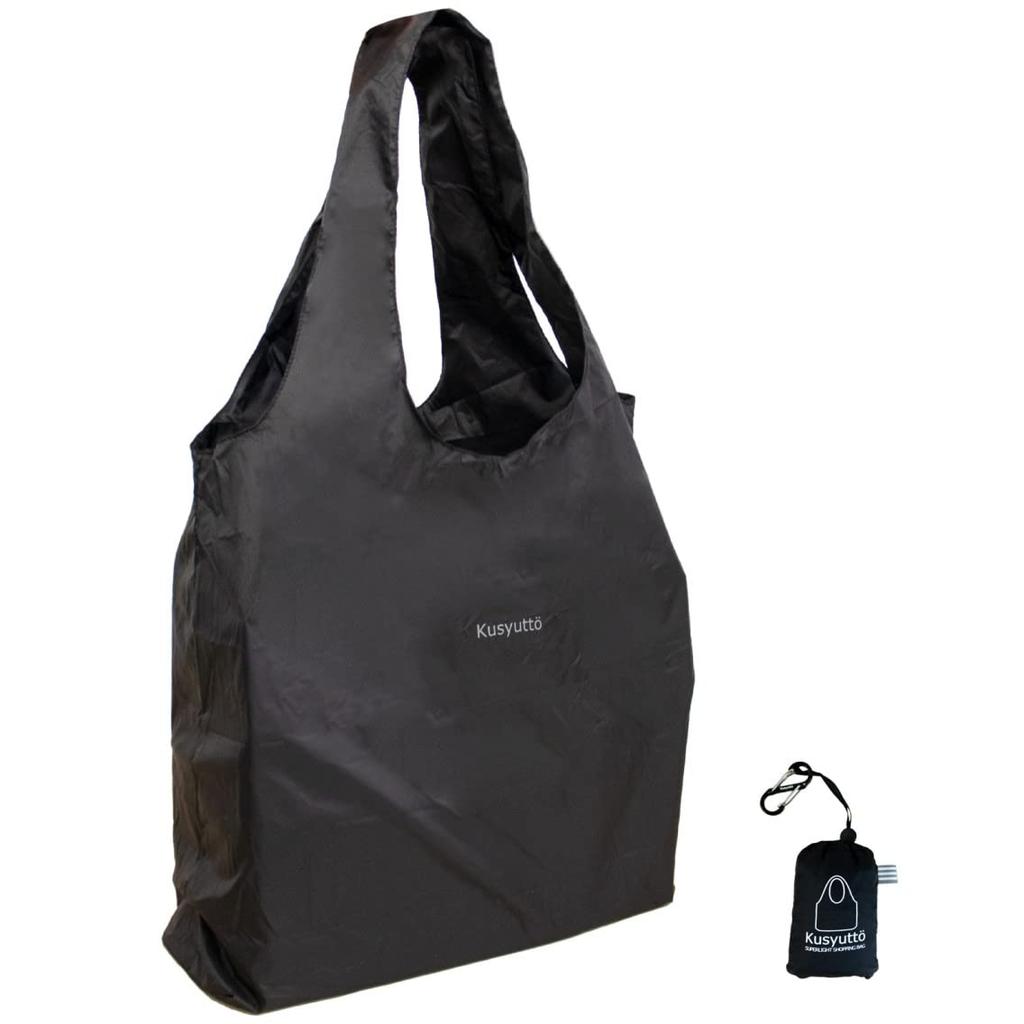 small and Eco no folding Super Thin and just roll it Large with shoulder shopping 5cm x carabiner included [Lampo] [Extremely lightweight] bag,
