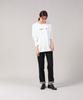 Logo long size white [Agnes b.] T-shirt, sleeves, S137, TS, women's, 0330S137, 3,