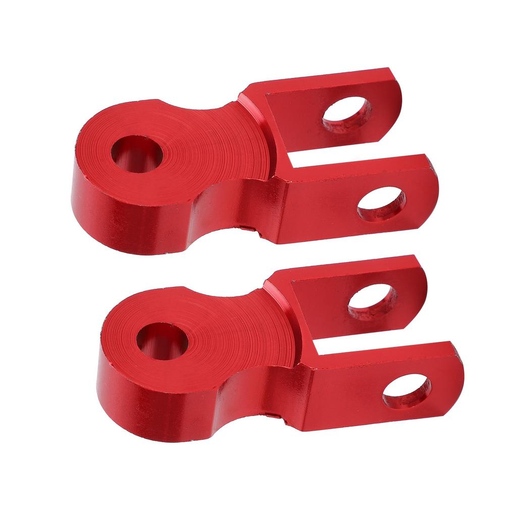 2pcs Rear Shock Absorber Height Extension Riser Aluminum Alloy M10 Mounting Hole for Motorcycle