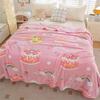 Cozy Flannel Blanket for Office or Nap - Coral Fleece Throw Gift.