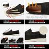 British style suede leather matte loafers men's lazy beanie shoes flip casual men's shoes