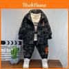 Trendiges Camouflage-Zweiteiler-Set für Jungen – Stilvolles, lässiges Herbstoutfit für Kinder von 3 bis 8 Jahren