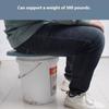 Camping Toilet Seat Cover Light Weight Compact Plastic Toilet Seat Lid Potty Seat Removable Movable Toilet Lid Enduring