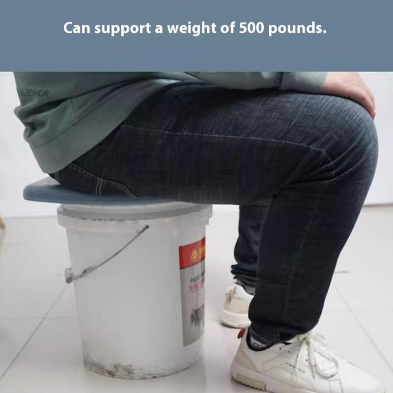 Camping Toilet Seat Cover Light Weight Compact Plastic Toilet Seat Lid Potty Seat Removable Movable Toilet Lid Enduring