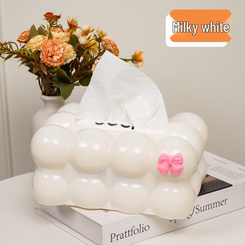 Europäischer Stil Kreative Taschentuchbox für Zuhause & Essen - Hochwertiger Desktop-Serviettenhalter