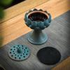 Lotus Lantern Ceramic Incense Burner Antique Style Indoor Coil Incense Burner Creative Lotus Incense Burner
