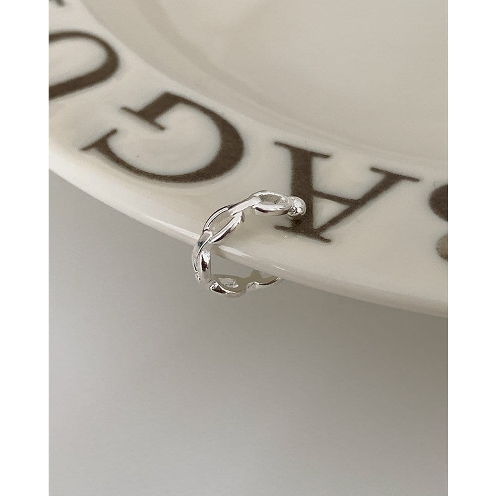 [4Xtyle] [925 Silver] Connected Ear Cuffs E 208
