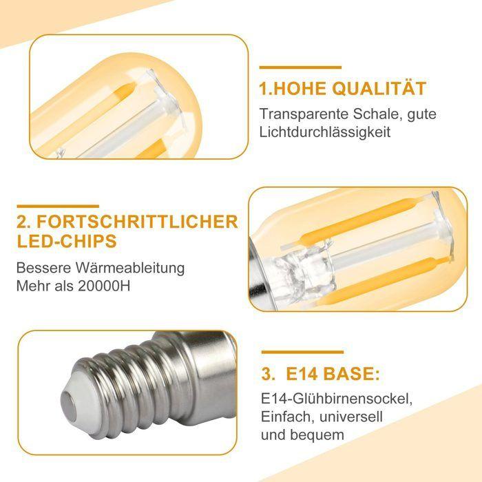 Ampoules LED E14 - NETTLIFE - T22 - 2 W - 2700K (blanc chaud) - Rétro Edison