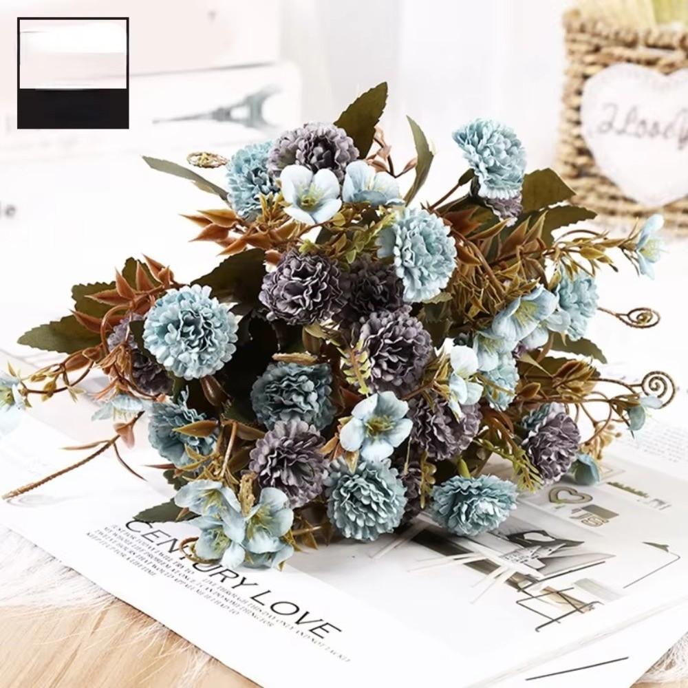 European Style Artificial Lilac Flowers Carnations Home Decoration Flowers  Photography Props