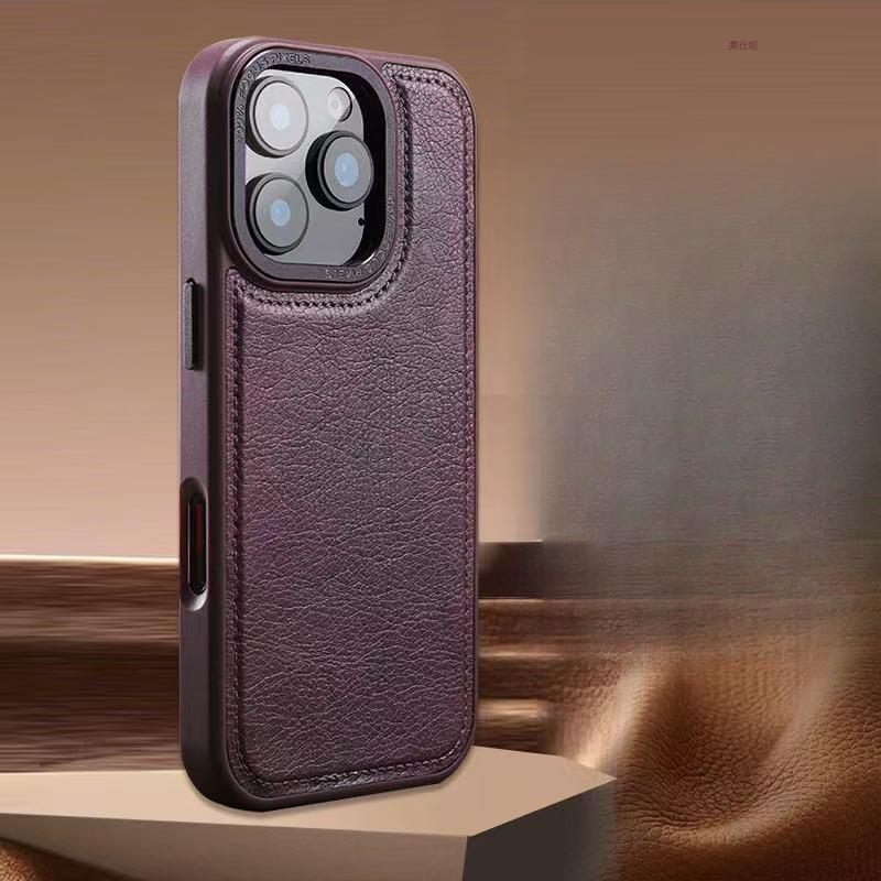 Applicable To Apple 16promax Phone Case, IPhone15 Anti-drop 14 Full Cover 13 Magnetic Attraction 12 Leather Case
