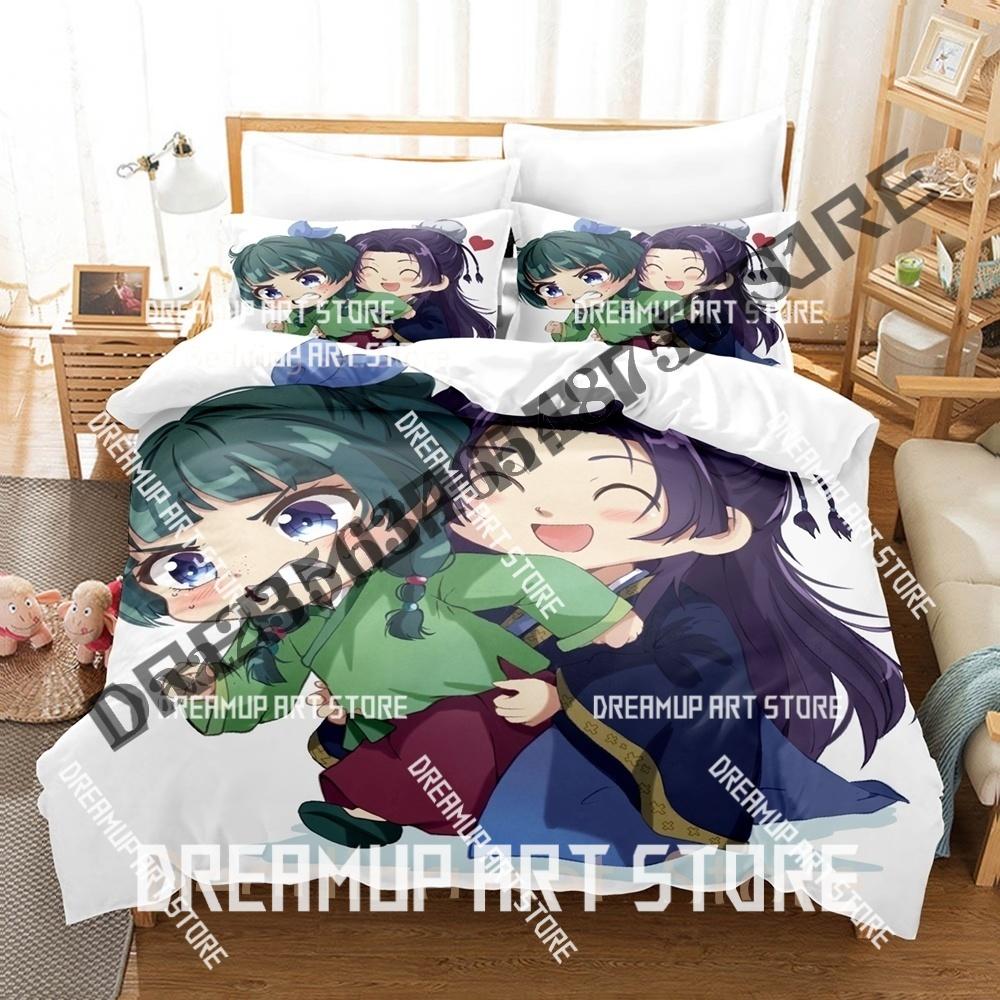 3D Printed The Apothecary Diaries Bedding Set for Boys Girls Duvet Cover Pillowcase Twin Queen King Full Single Double Sizes