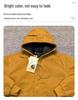 2025 Retro Classic Washed Distressed Cotton Jacket - Spring/Autumn Hooded Padded Top.