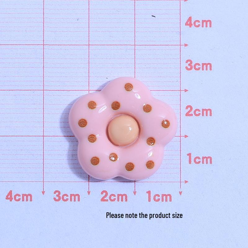 Coffee Polka Dot DIY Resin Phone Case & Hair Clip Set