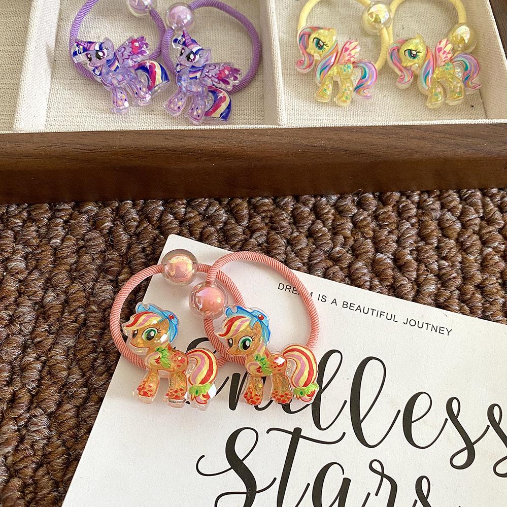 2025 New Style Girls' Little Pony Hair Ties – Cute, Gentle Hair Rings for Babies and Girls