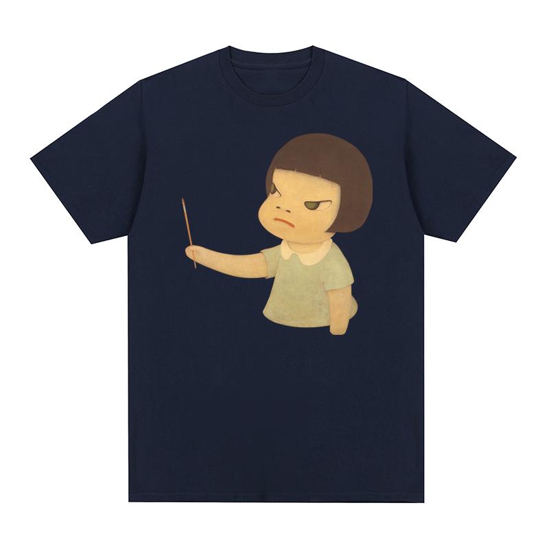 Yoshitomo Nara Nowa 2026 Vintage Koszulka Moda Streetwear Impreza Bawełna Męska Koszulka Nowa Koszulka Koszulka Damskie Topy