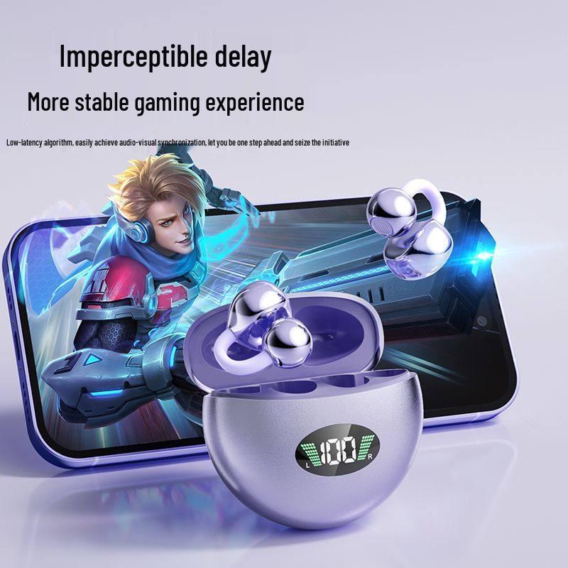 2025 Wireless Bone Conduction Clip-on Headphones: Binaural, High-Value, Super Clear Sound, Long Standby