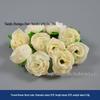 Champagne Silk Imitation Flowers for Hairpins, Hanfu Headdresses, Souvenirs, and Performance Accessories.