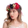 Halloween Künstliche Girlande Stirnband Künstliche Blume Kopf Girlande Festival Boho Hippie Strand