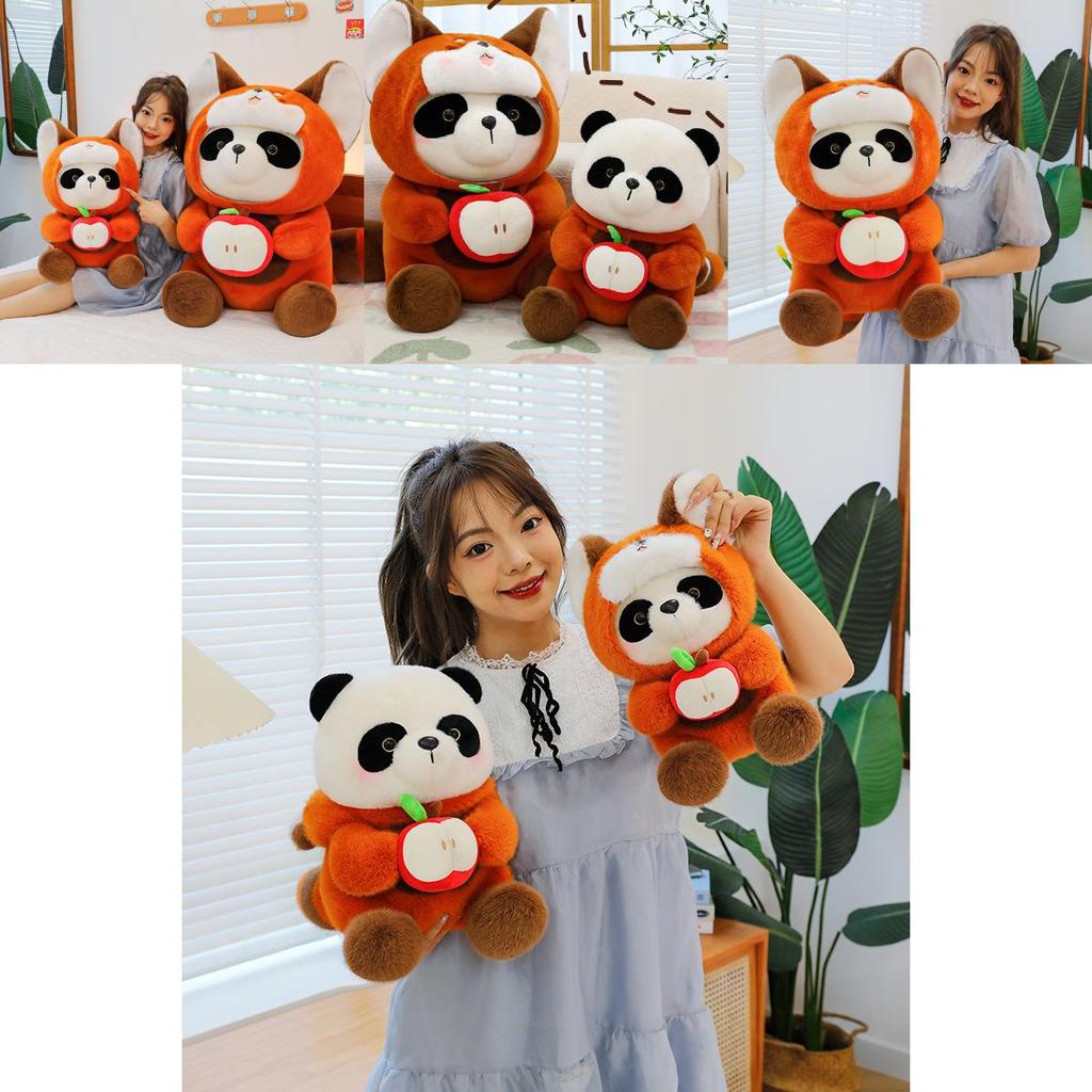 Cute Bear Plush Pillow Soft Pp Cotton Stuffed Toy For Adorable Gifts And Decorations