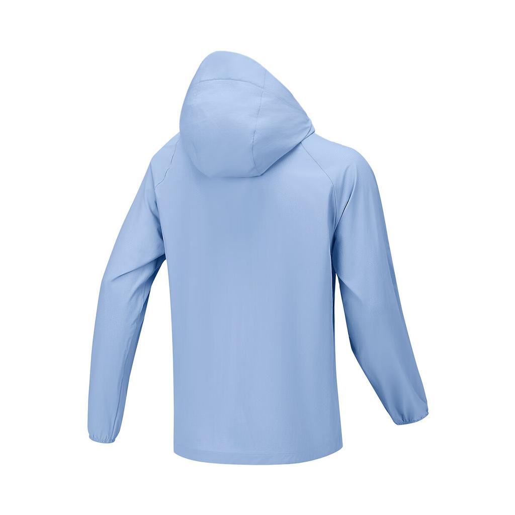 Skechers Lightweight Breathable Outdoor Sports Jacket With Hood Men Jackets Matte-Light-Blue P225M188-05CA