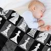 Chess Fan, Chess Player, Grand Master of Chess - White Throw Blanket Thins Bed Linens Beach Vintage Blankets