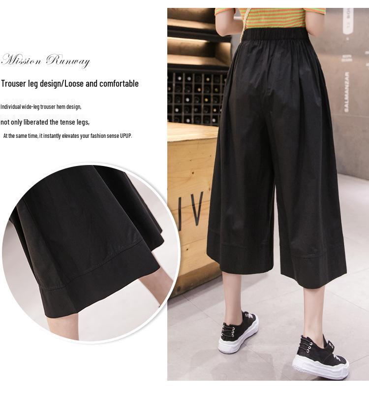 Women's Slimming Seven-Point Wide-Leg Culottes - 2022 Stylish Summer Drape Design