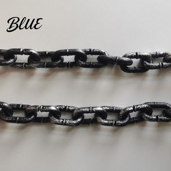 Small Dog Leash Giant Chain Leash Lightweight Plastic Pet Looks Like Yorkie Iron Chain Stylish Big for Dogs Photo Props Durable